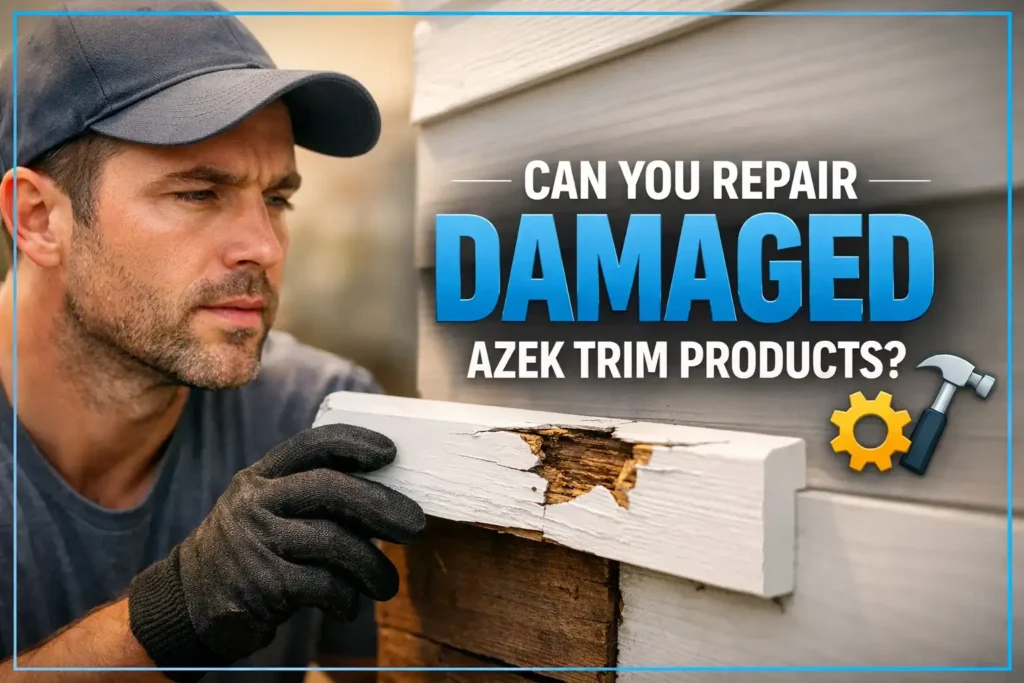Can You Repair Damaged Azek Trim Products?
