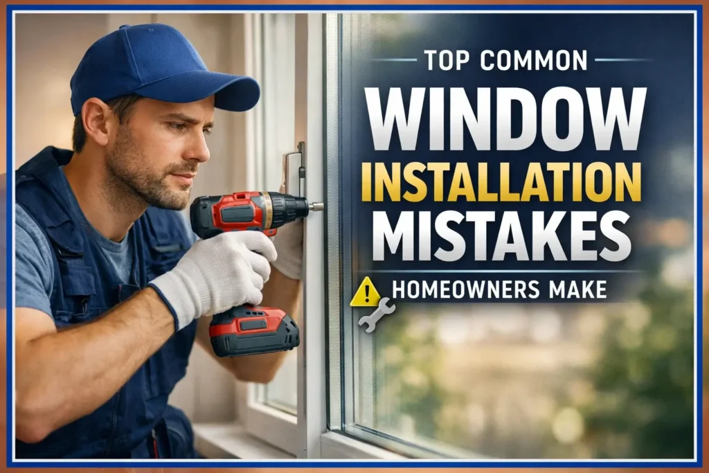 Top Common Window Installation Mistakes Homeowners Make