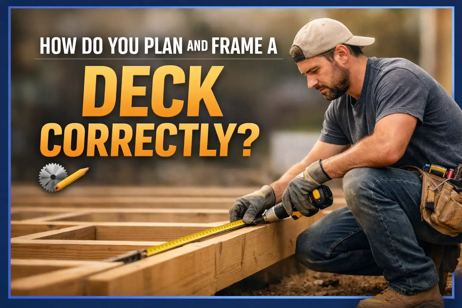 how do you plan a deck correctly