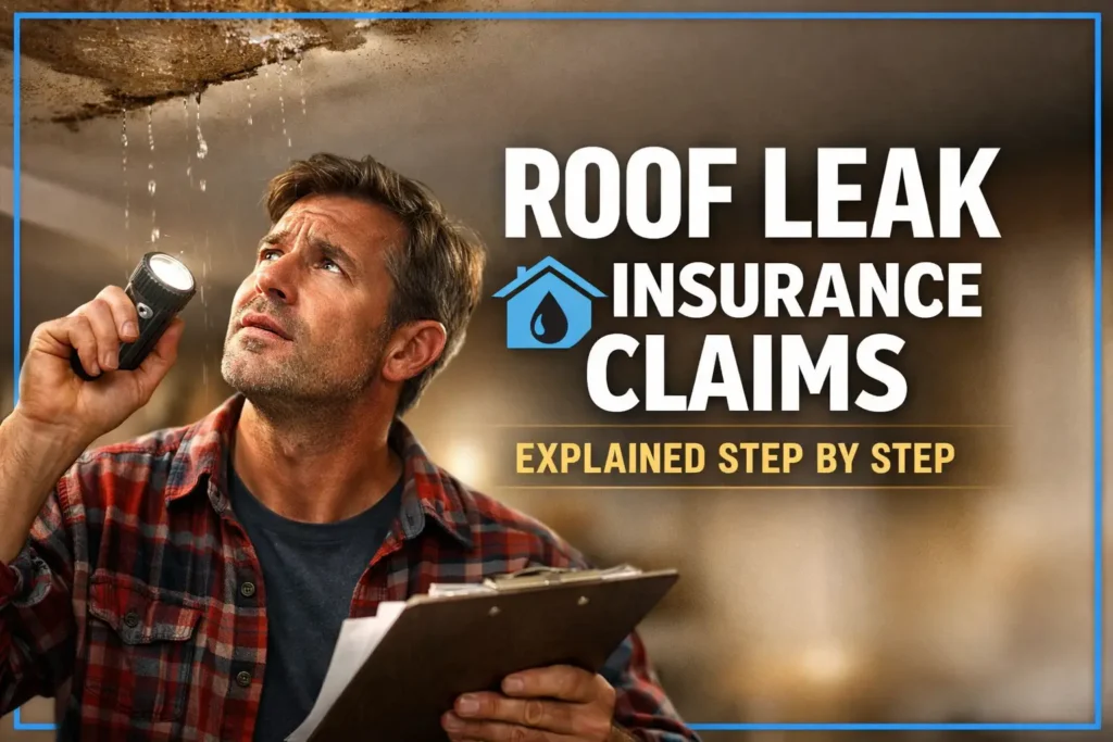 Roof Leak Insurance Claims Explained Step by Step