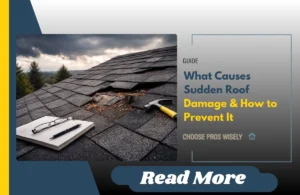 What Causes Sudden Roof Damage and How to Prevent It