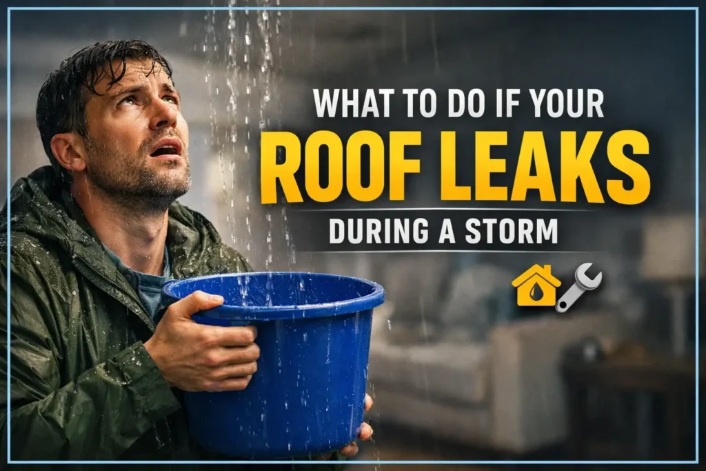 What to Do If Your Roof Leaks During a Storm