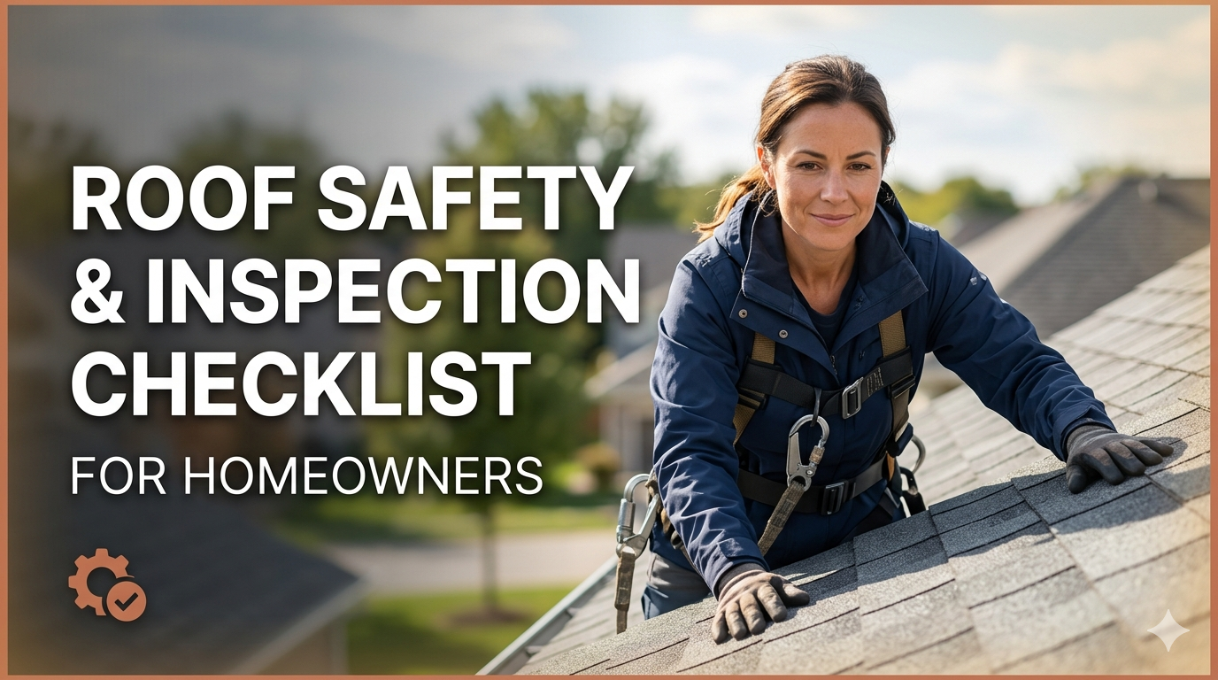 Roof Safety & Inspection Checklist for Homeowners